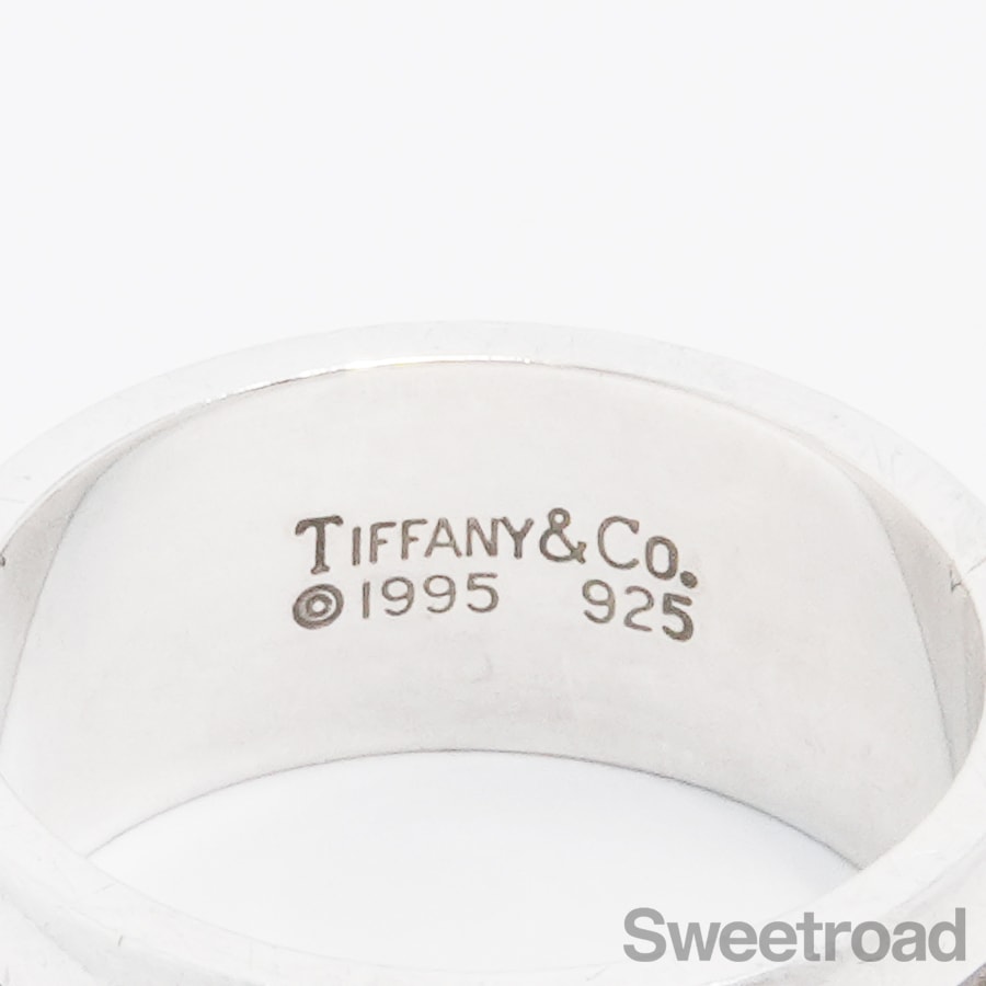 マイマイ　Tiffany & Co. グルーブドダブルラインリング　16号 ティファニー グルーブドダブルラインリング 16号 | スイート