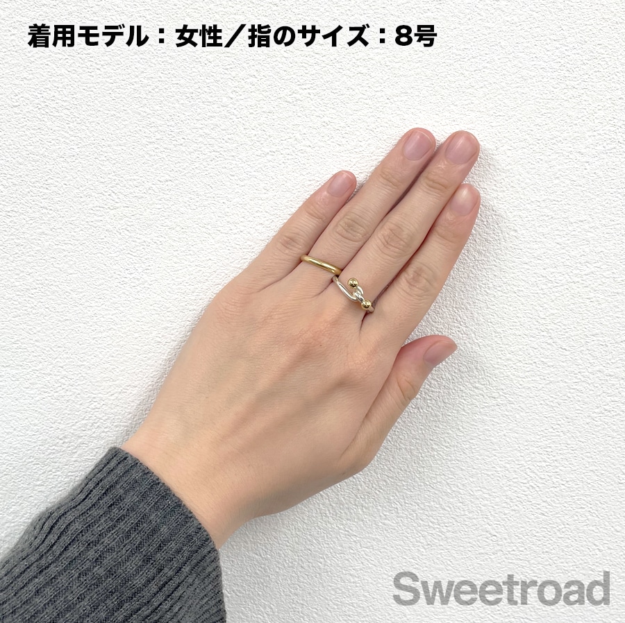 ティファニー フックアンドアイ ダブルアイリング 10号 | スイート