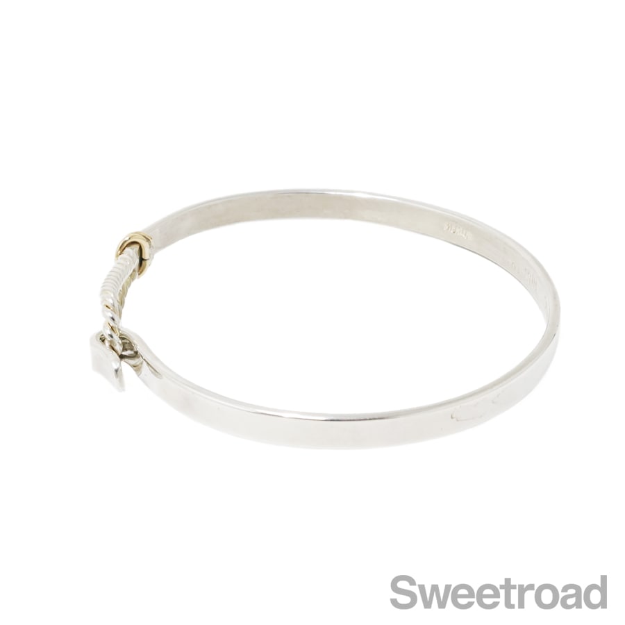 ティファニー ツイストフック コンビ バングル TIFFANY&Co. ティファニー Tiffany&Co. フックアンドアイ コンビ