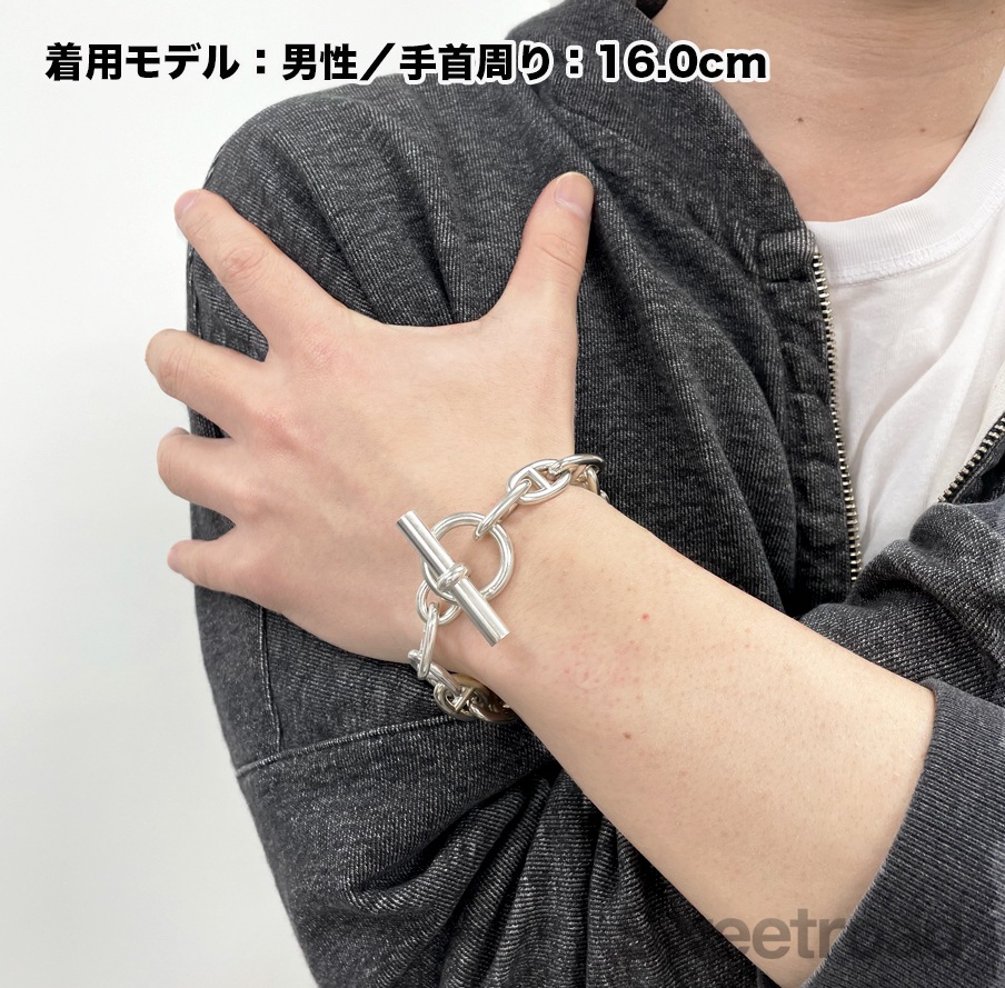 名古屋店限定販売】エルメス シェーヌダンクル チェーンブレスレット