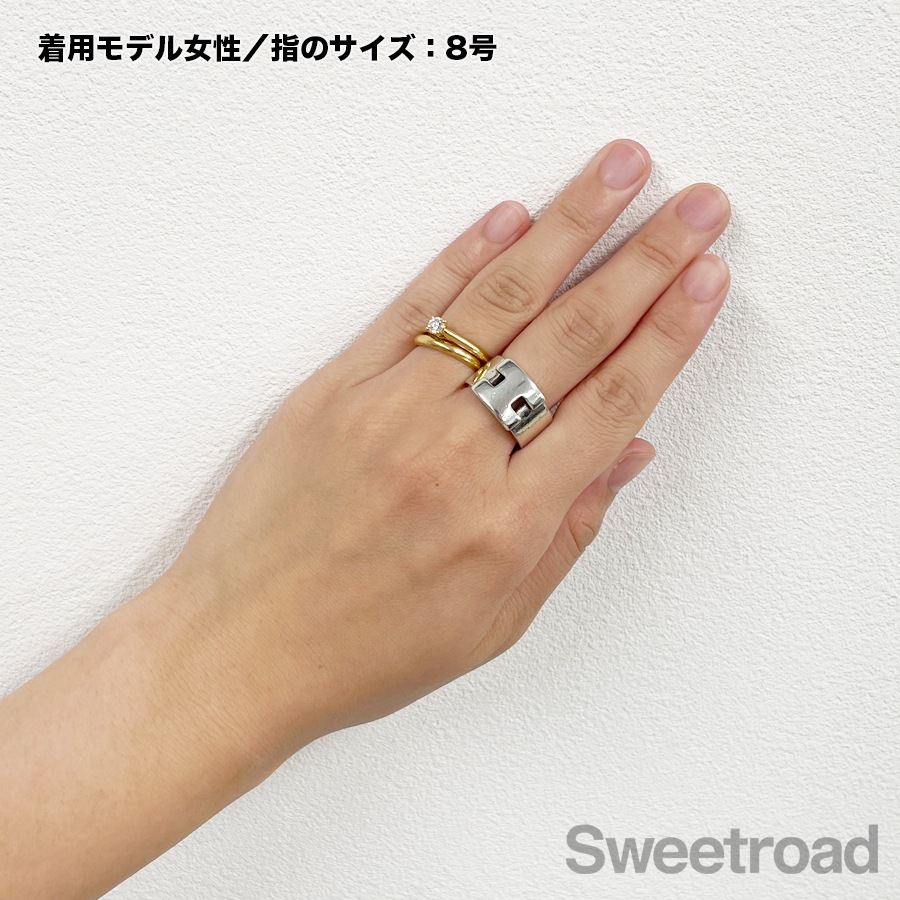 ◆エルメス HERMES ヘラクレス リング Hロゴ 12号 HERMES エルメス リング ヘラクレス Hロゴ モチーフ シルバー