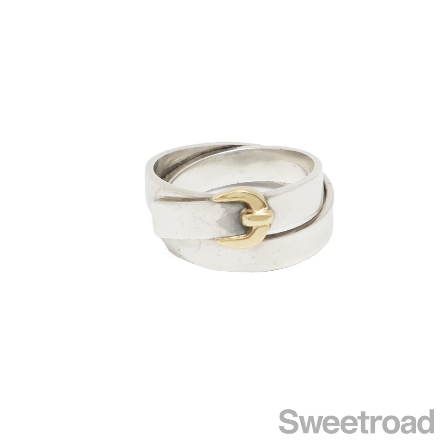 エルメス　リング　51 HERMES エルメス メキシコリング 指輪 925 シルバー #51(約11号