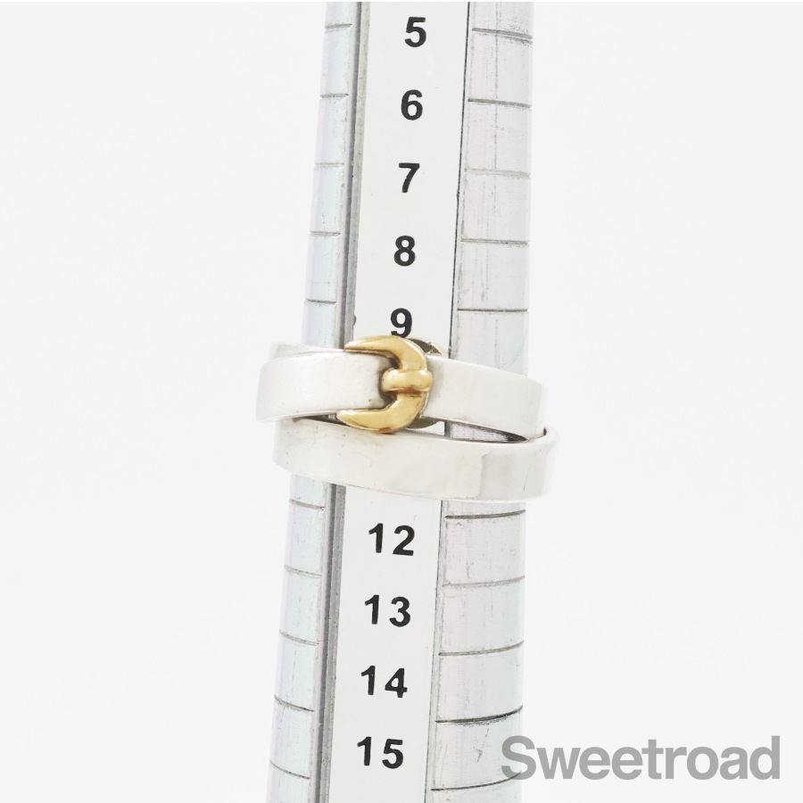 エルメス　リング　51 HERMES エルメス メキシコリング 指輪 925 シルバー #51(約11号