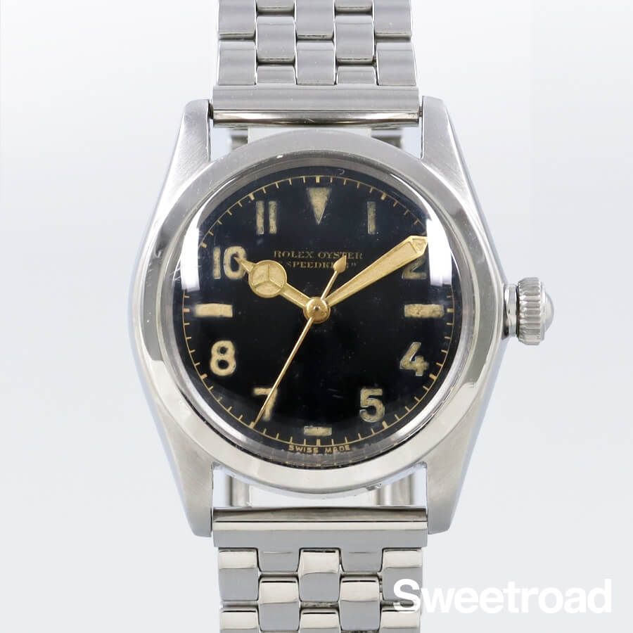 ロレックス オイスター・スピードキング ブラックミラー Ref.2280 1942