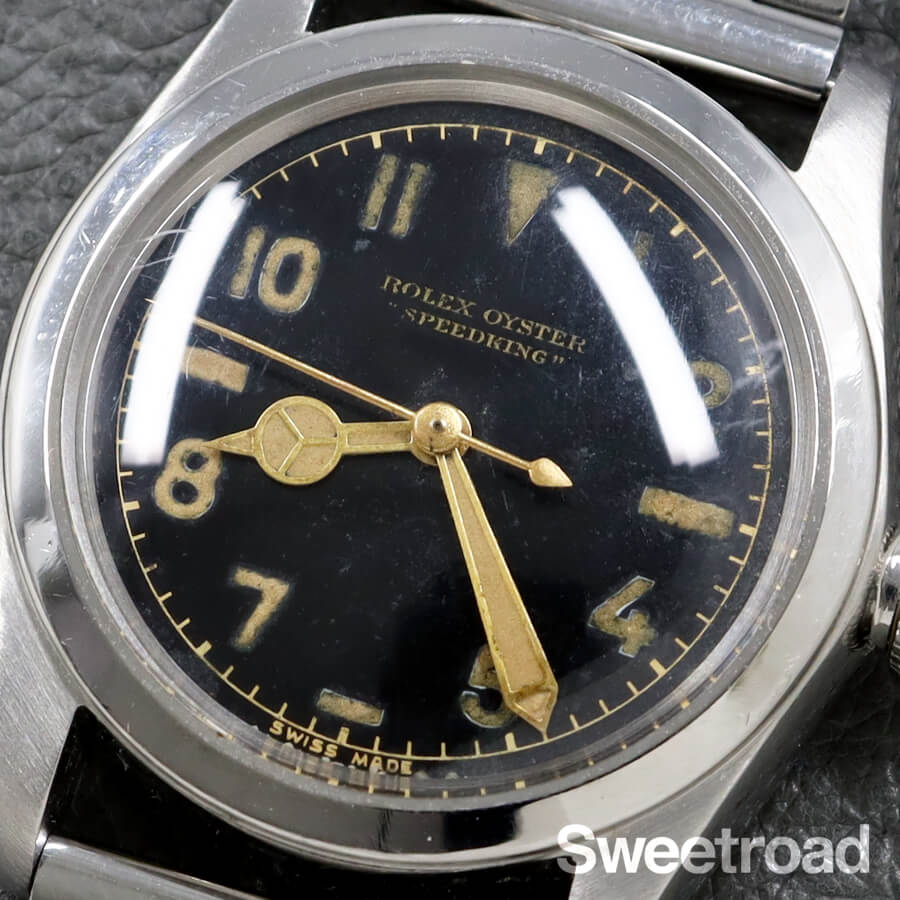 ロレックス オイスター・スピードキング ブラックミラー Ref.2280 1942