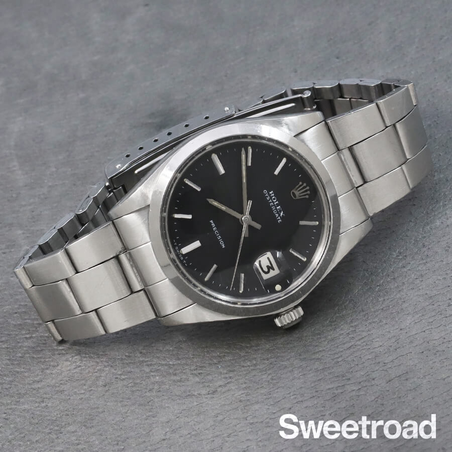 Aジャッジさん専用OH済ロレックス オイスターデイト Ref.6694 SS ロレックス オイスターデイト 6694 ゴールド文字盤 1965/1966年 138番