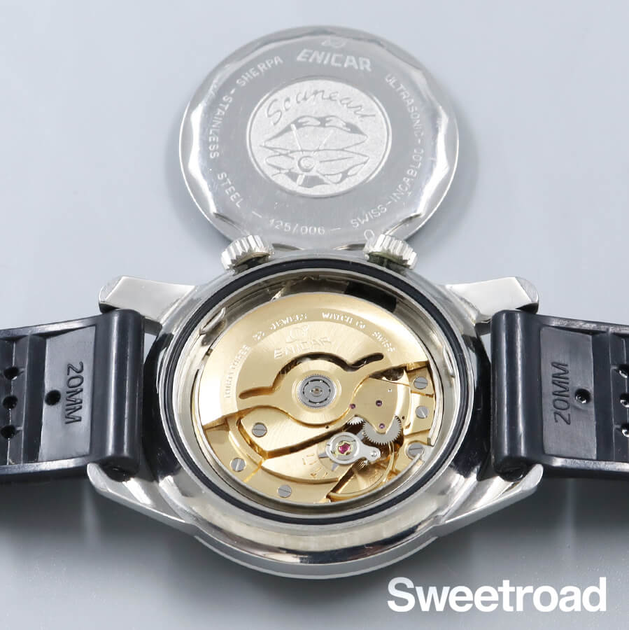 ★Swiss創業1854年老舗名門★ENICAR★1960年代21石金機械稼働❣️ ☆Swiss創業1854年老舗名門☆ENICAR☆1960年代21石金機械