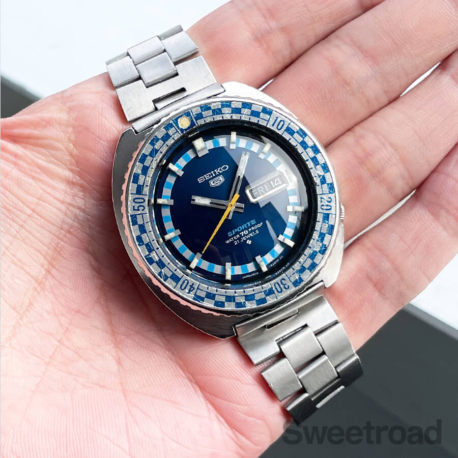 [電池切れ]SEIKO ブルーストーン ブレスウォッチ ヴィンテージ 195 電池切れ]SEIKO ブルーストーン ブレスウォッチ ヴィンテージ 195