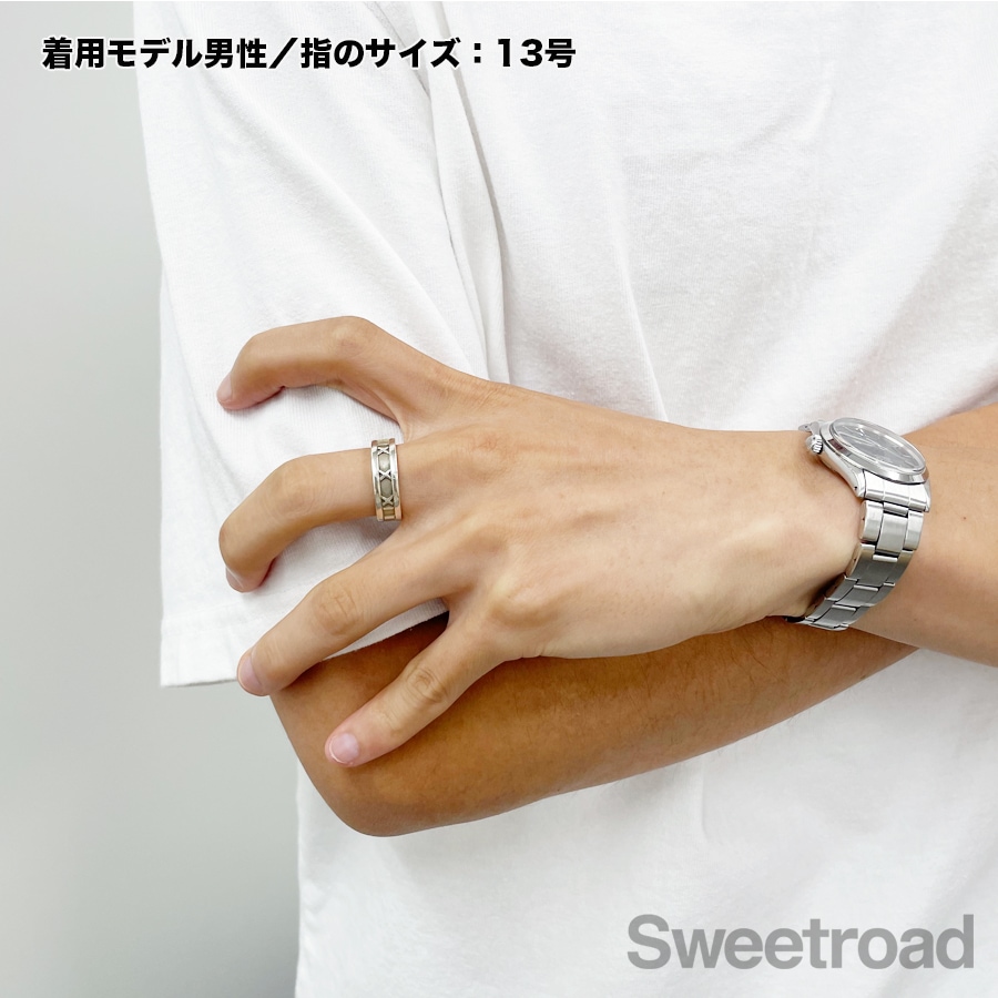 ティファニーアトラスリング 15号 新品仕上げ 無傷未使用に近い