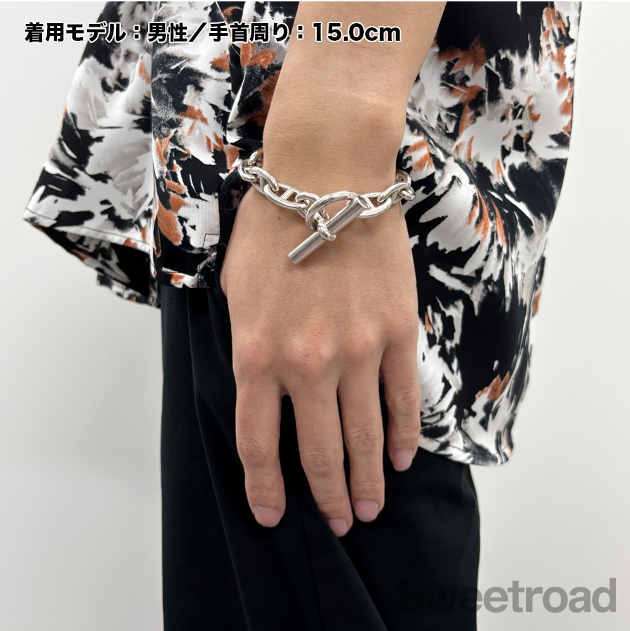 エルメス シェーヌダンクル チェーンブレスレット GMサイズ | スイート