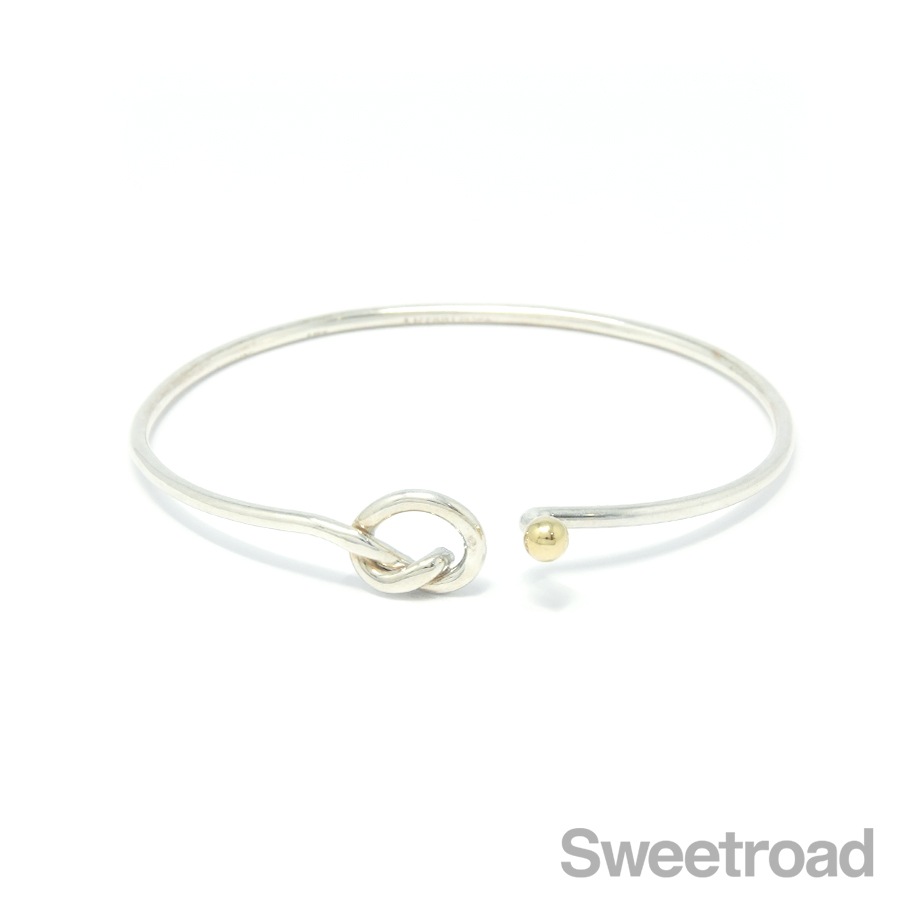 ✨美品✨ Tiffany & Co. 18K ラブノットフック&アイ バングル. ティファニー フックアンドアイ ラブノットバングル | スイート