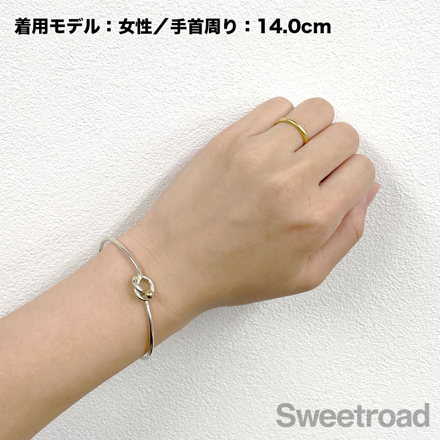 ✨美品✨ Tiffany & Co. 18K ラブノットフック&アイ バングル. ティファニー フックアンドアイ ラブノットバングル | スイート