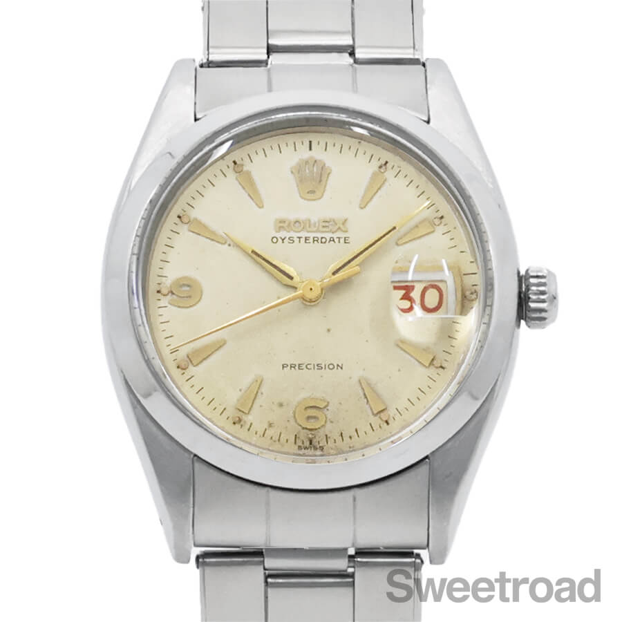 ゴースト　レイス ROLEX ロレックス OYSTER DATE／オイスターデイト Ref.6494 赤黒