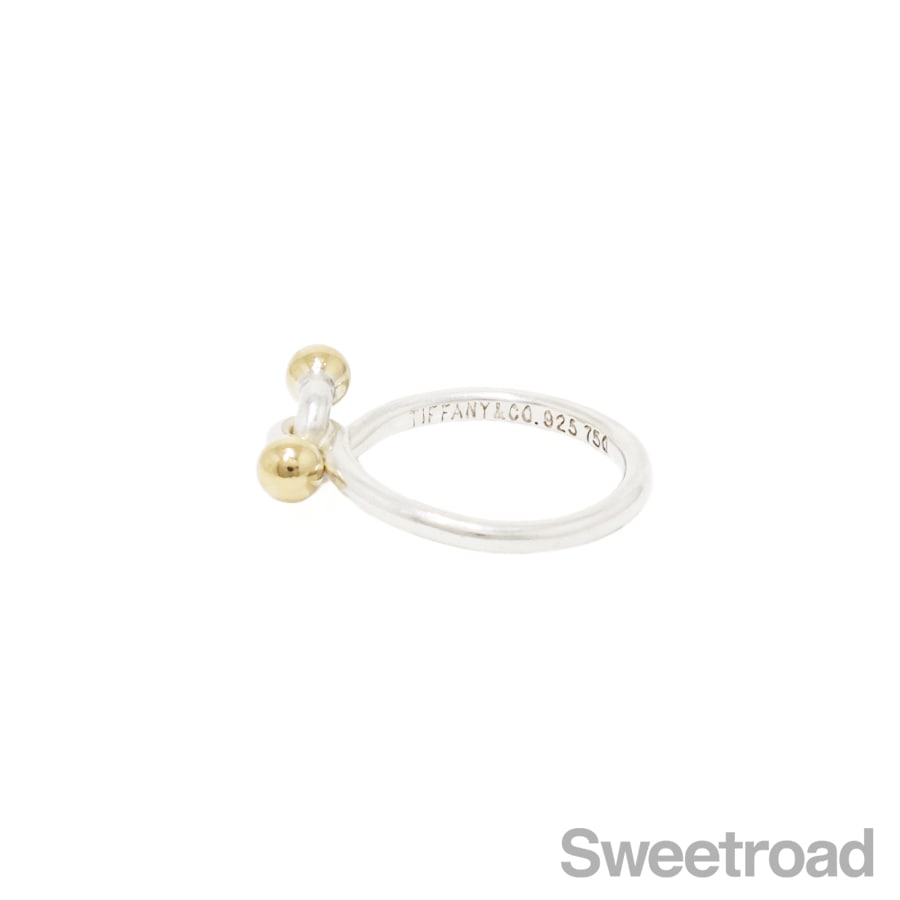 ティファニー　フックアンドアイ　リング　ゴールド TIFFANY&Co. ティファニー フック&アイ リング 指輪 12.5号 18金