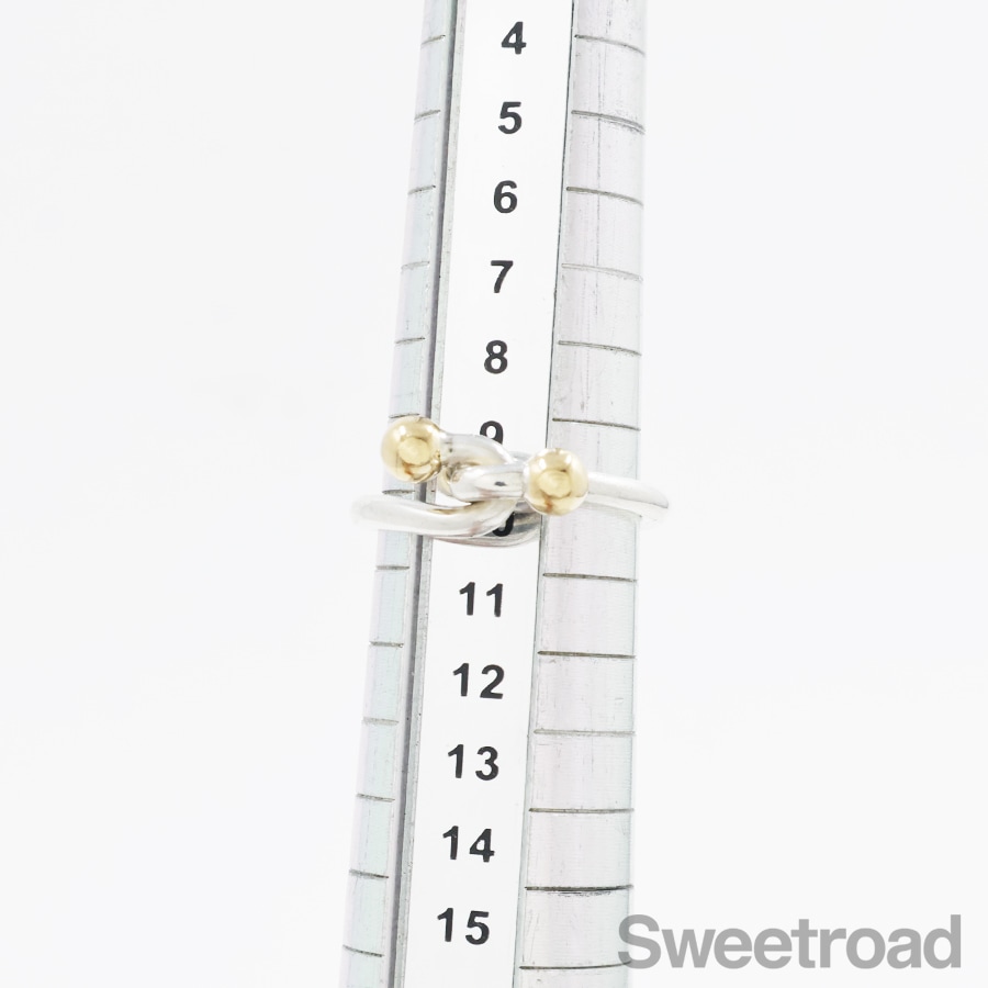 Tiffany & Co. ♡︎フックアンドアイ　#10 ティファニー フックアンドアイ ダブルアイリング 10号