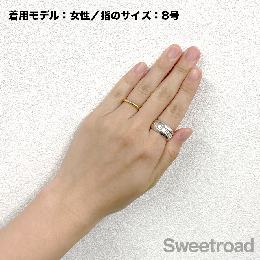 TIFFANY ティファニー　アトラスリング　ワイド　16号　鑑定済み確実正規品 TIFFANY & Co. ティファニー アトラスワイドリング 指輪