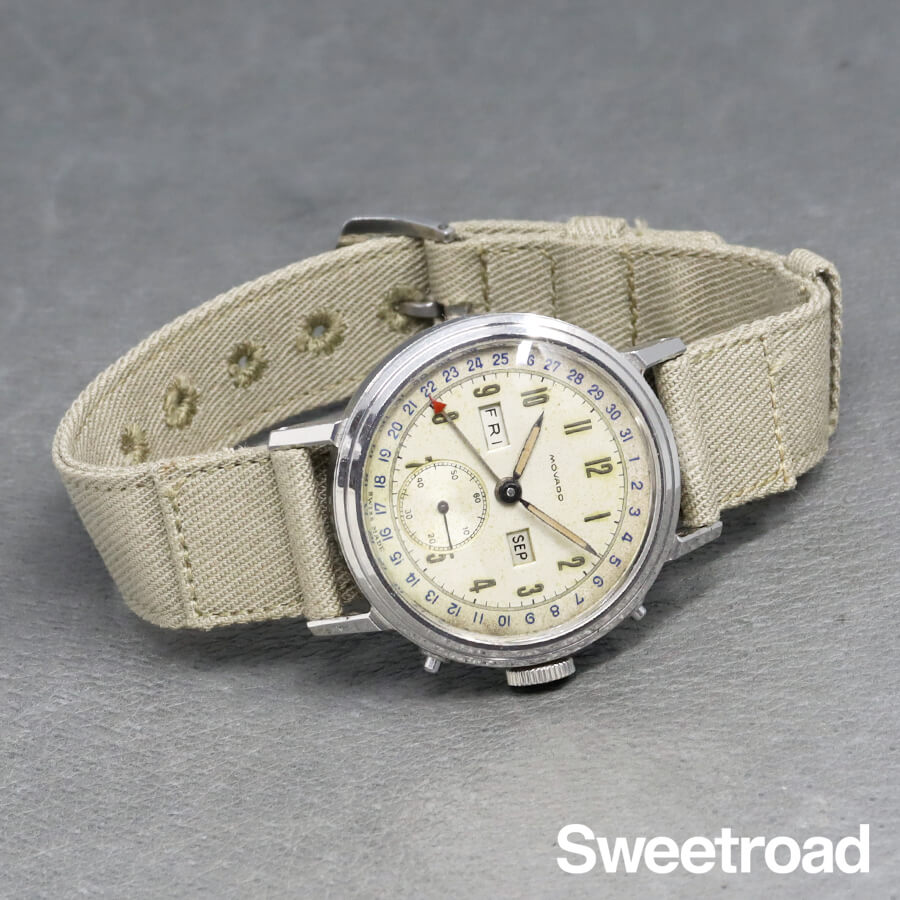 モバード トリプルカレンダー 1940年代 w-29726 | スイートロード