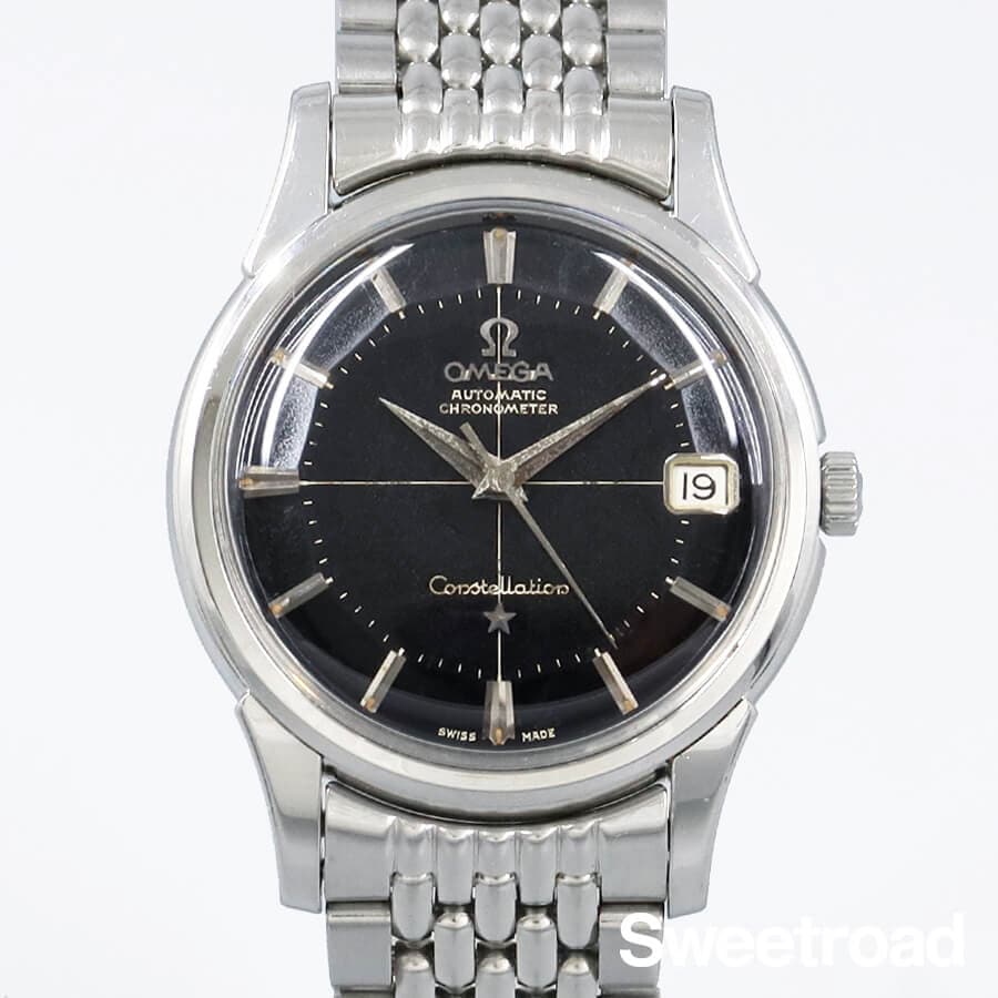 オメガ コンステレーション Ref.14393 12角 ブラックミラー 1959-60年