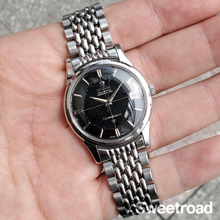 オメガ コンステレーション Ref.14393 12角 ブラックミラー 1959-60年