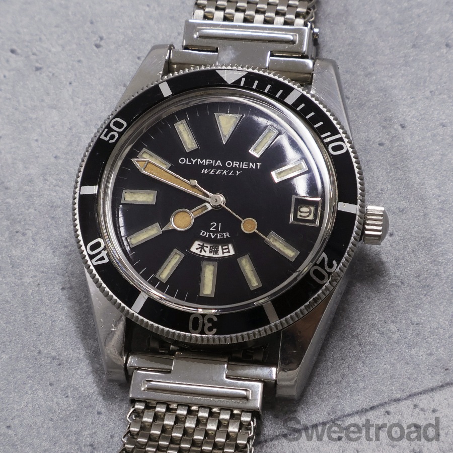 オリンピア オリエント ウィークリー 21ダイバー Ref.O-19639A 1960