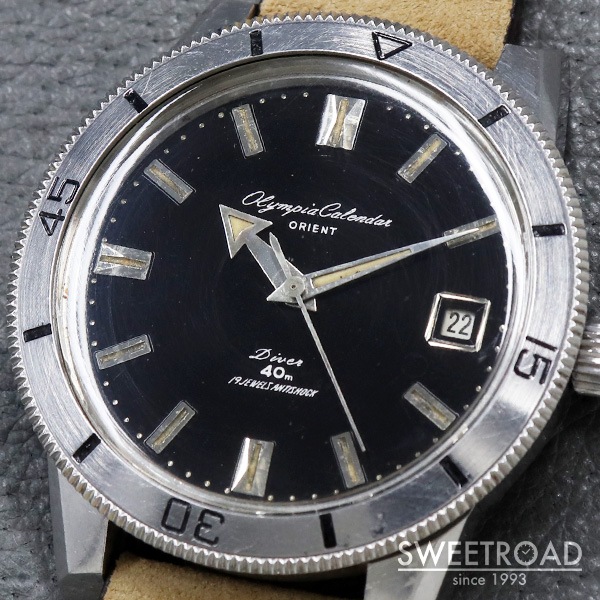 オリエント オリンピア・カレンダー 40mダイバー Ref.T-19855 1960年代