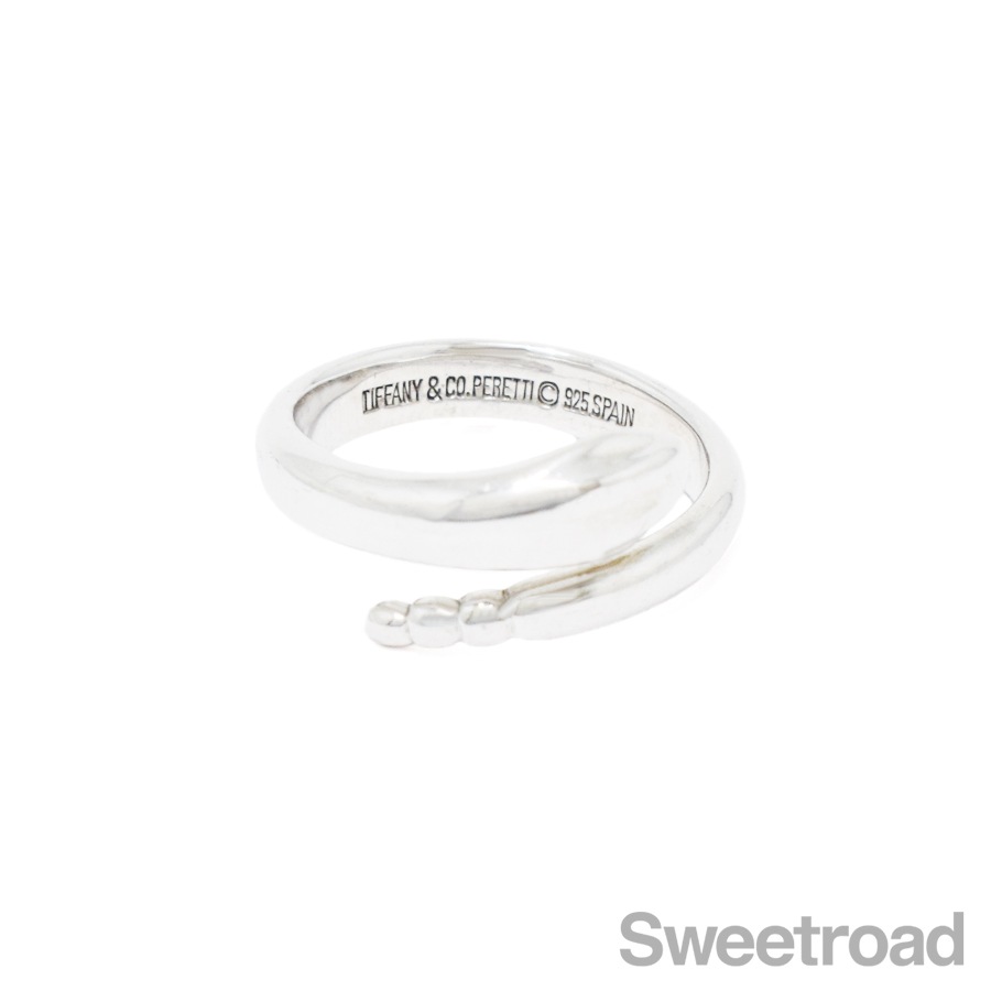 ティファニー　TIFFANY エルサペレッティ　シグネットリング　8号 VINTAGE】TIFFANY&Co. ティファニー エルサ ペレッティ
