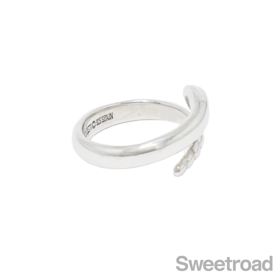 ティファニー　TIFFANY エルサペレッティ　シグネットリング　8号 VINTAGE】TIFFANY&Co. ティファニー エルサ ペレッティ