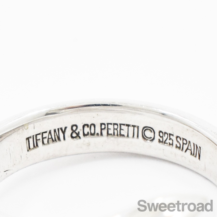 ティファニー　TIFFANY エルサペレッティ　シグネットリング　8号 TIFFANY&Co. ティファニー エルサペレッティ・シグネットリング