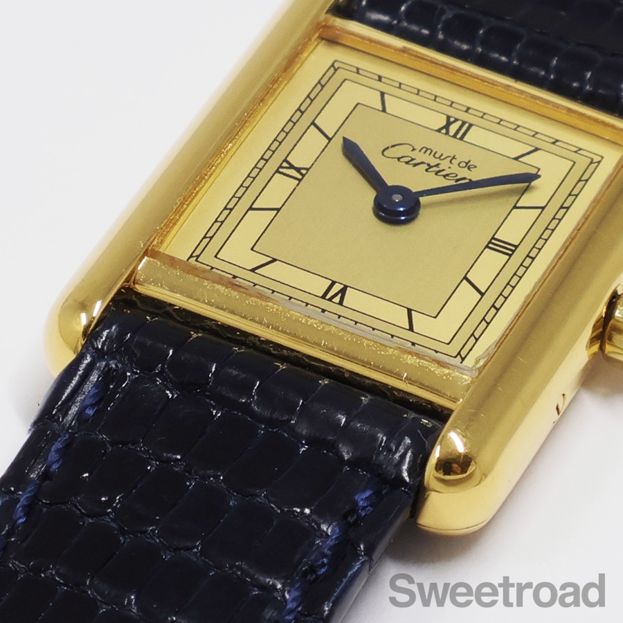 カルティエ マストタンク SMサイズ Ref.3.66001 クォーツ 1980年代 カルティエ マストタンク SMサイズ Ref.3.66001 クォーツ 1980年代