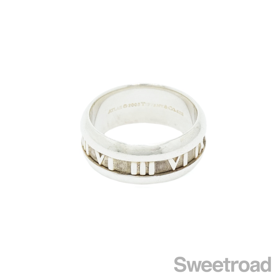 ★希少サイズ Tiffany & Co. アトラス ワイドリング 22号 TIFFANY&Co. ティファニー アトラス ワイド リング・指輪