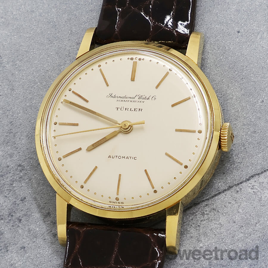 IWC 18KYG TURLER Wネーム Cal.853 1959年製 w-32176gnz | スイート