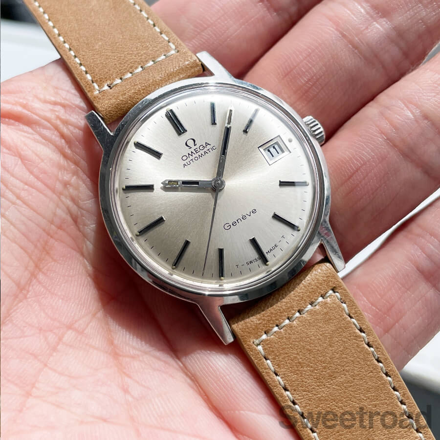 【もちこ】オメガΩジュネーブ OMEGA オメガ ジュネーブ Ref.166.099 1972年製【スイートロード公式