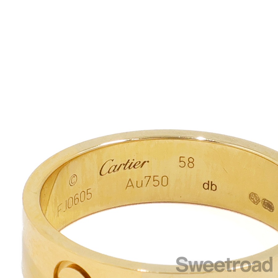 名古屋店限定販売】カルティエ ラブリング クラシック 58サイズ 18号