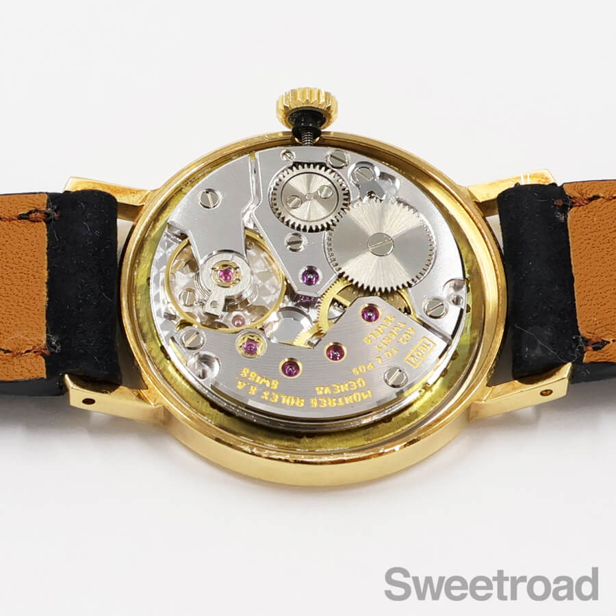 ローマ帝国　特大　34mm 　レプリカ　美麗 ロレックス チェリーニ 18KYG Ref.4109 1991年製 | スイートロード