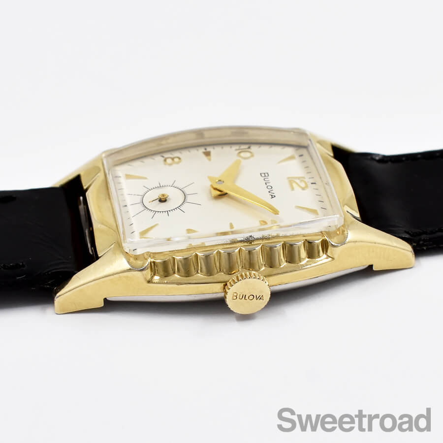 Bulova 手巻き時計 ブローバ　10kRGP ブローバ 角金 10KRGP 1961年製 | スイートロード-Sweetroad