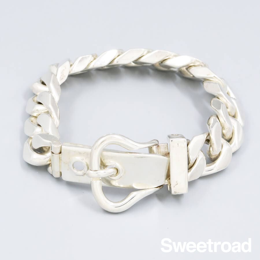 エルメス ブックルセリエ・ブレスレット GM 925シルバー w-28746