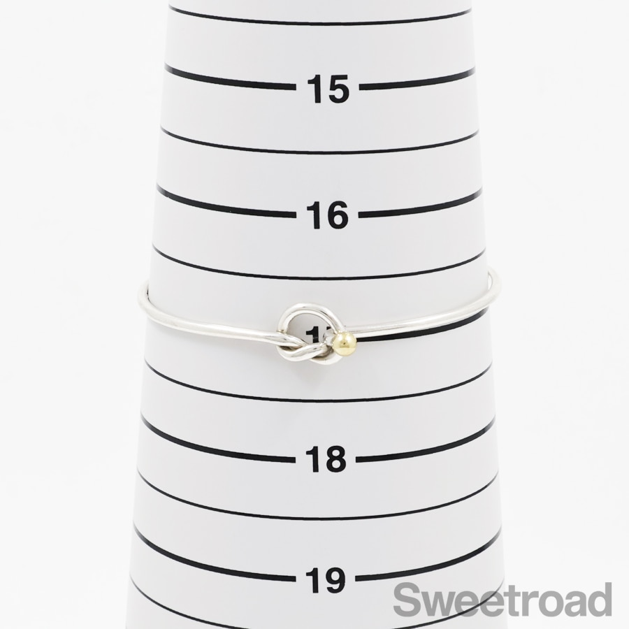 ヴィンテージ　ティファニー　ツイストフックバングル VINTAGE】TIFFANY&Co. ティファニー ツイスト ロープ ダブル