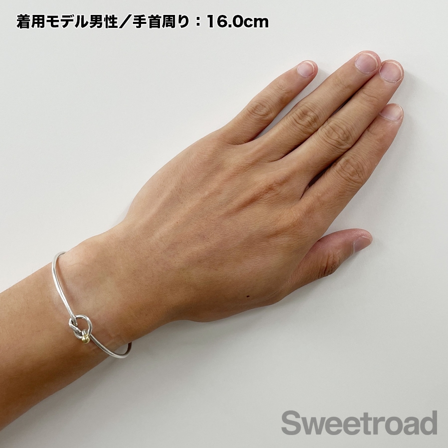 ✨美品✨ Tiffany & Co. 18K ラブノットフック&アイ バングル. ◇◇廃盤希少◇◇ ティファニー バングル フック&アイ