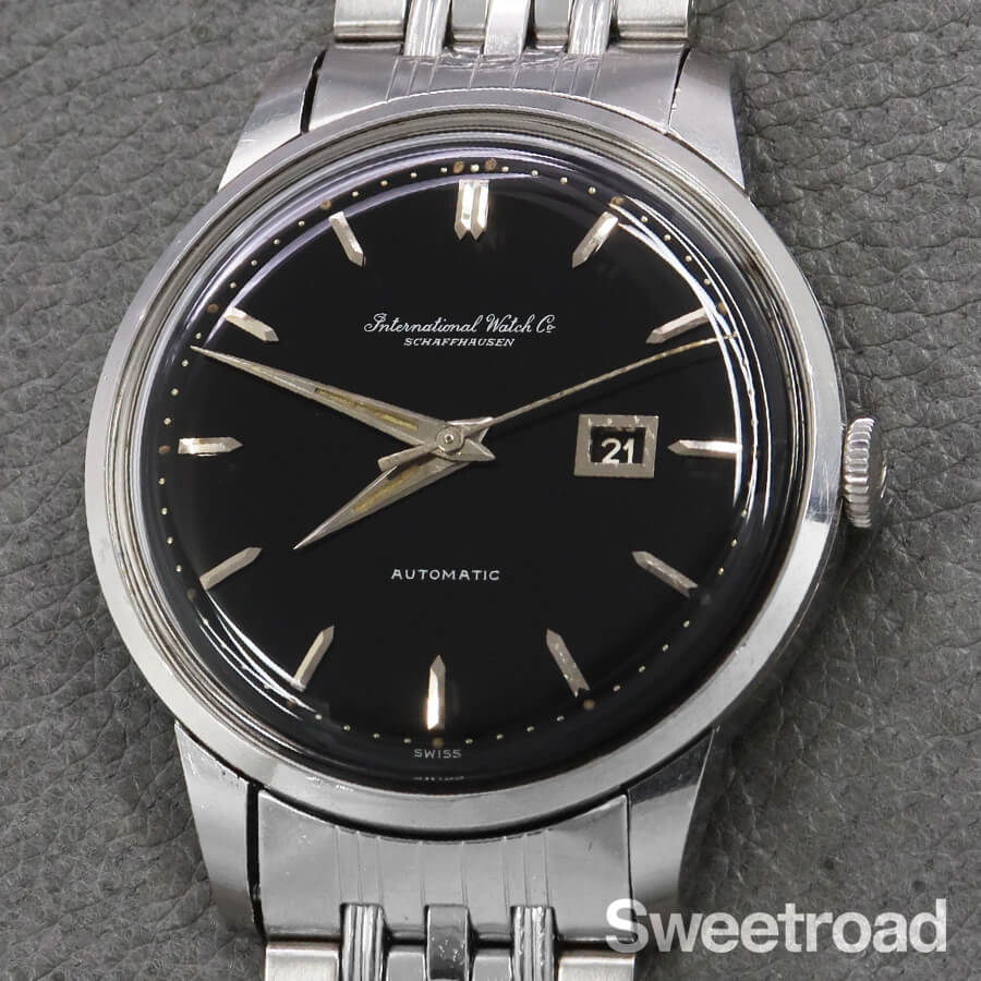 IWC ブラックミラー 寄り目デイト Cal.8531 1961年製 w-30292gnz