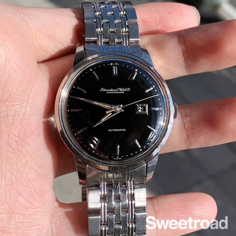 IWC ブラックミラー 寄り目デイト Cal.8531 1961年製 w-30292gnz