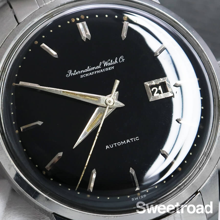 IWC ブラックミラー 寄り目デイト Cal.8531 1961年製 w-30292gnz