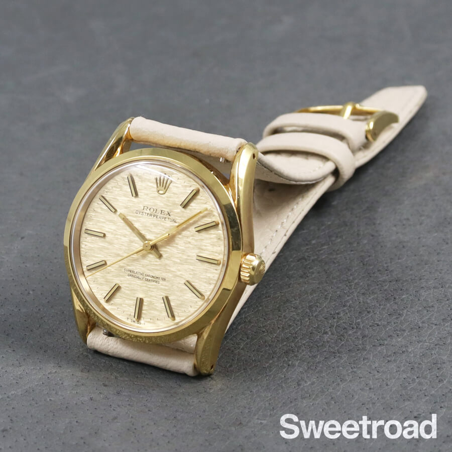 ロレックス オイスターパーペチュアル Ref.1010 18KYG 1973年製 w  