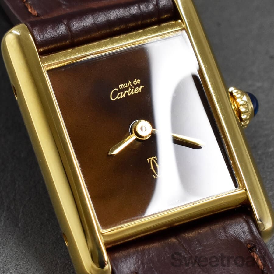 カルティエ マストタンク マホガニー SMサイズ 手巻き | スイート