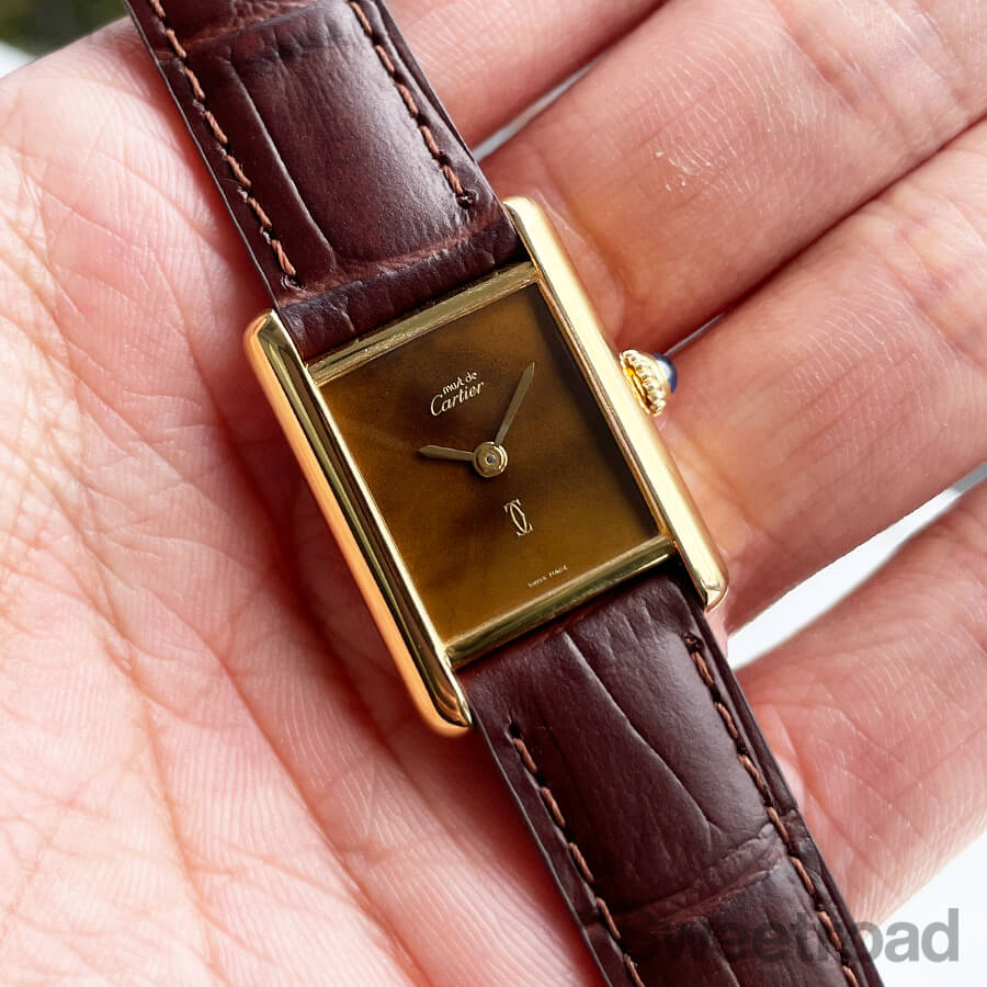 カルティエ マストタンク マホガニー SMサイズ 手巻き | スイート