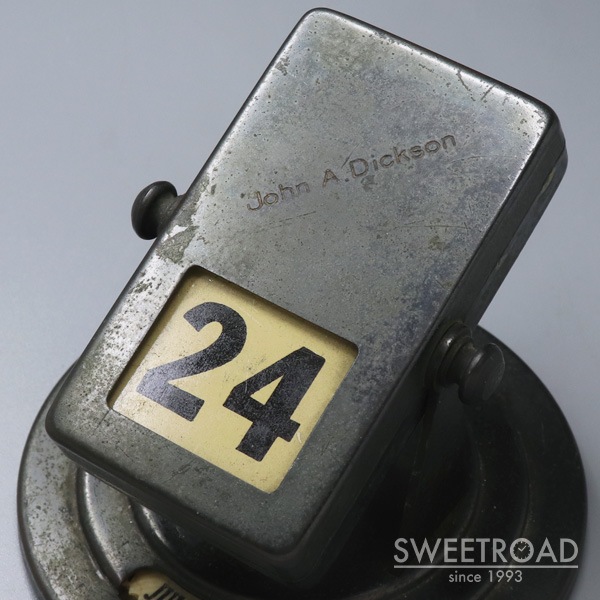 ヴィンテージデスクカレンダー Brown & Bigelow TIP-TOP 回転式