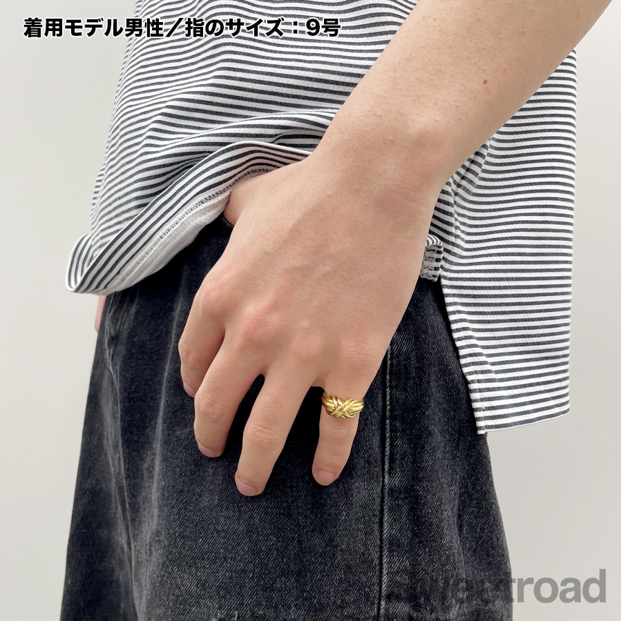 ティファニー　シグネチャーリング　18金　11.５号サイズ TIFFANY&Co. ティファニー シグネチャー リング 指輪 11.5号 18