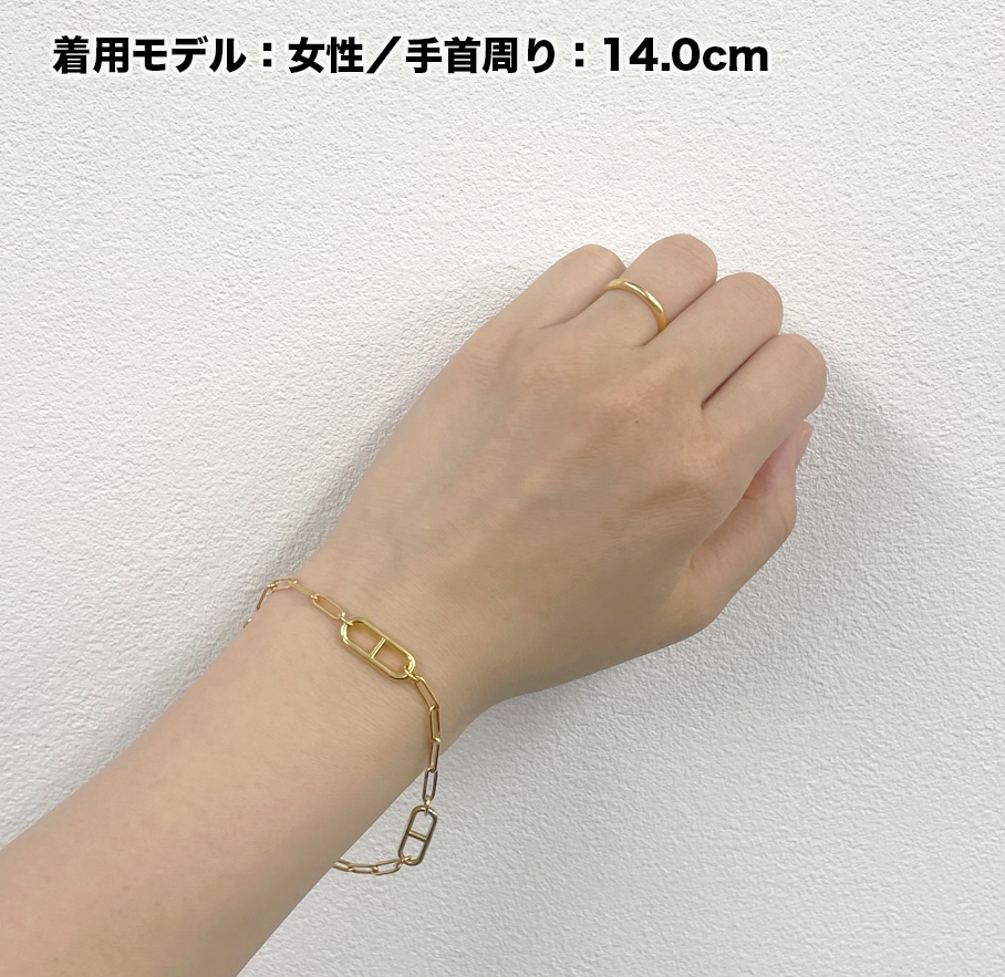 チェーンブレスレット 18KYG | スイートロード-Sweetroad