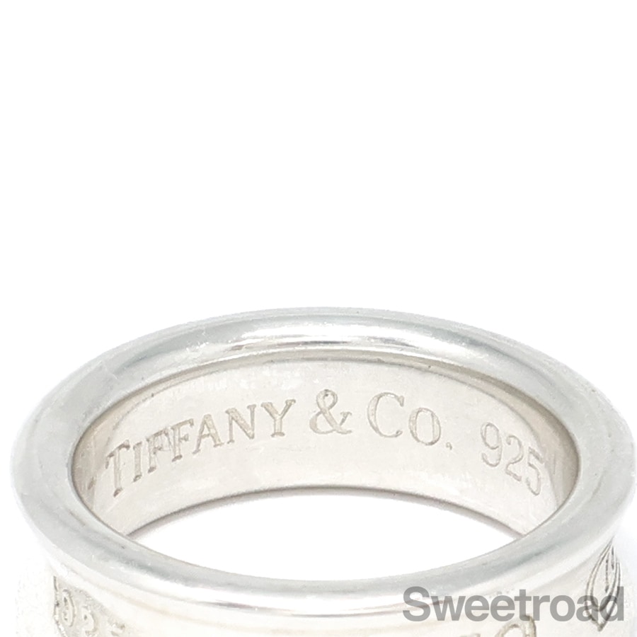 期間限定お値下げ　１９.５号　ナローロング　１８３７　ティファニー 付属品完備】ティファニー 19.5号 ナローリング シルバー 指輪 大きい