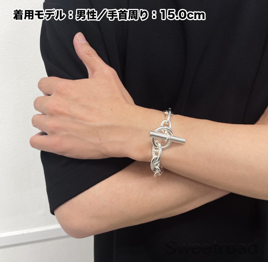 エルメス シェーヌダンクルチェーンブレスレット GMサイズ | スイート