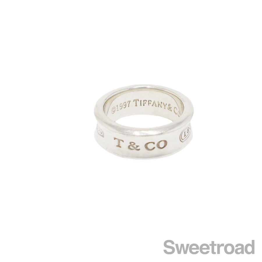 ティファニー　1837  ナロー　ワイド　リング  約9号〜10号の間くらい Amazon.co.jp: [ティファニー] TIFFANY スターリングシルバー
